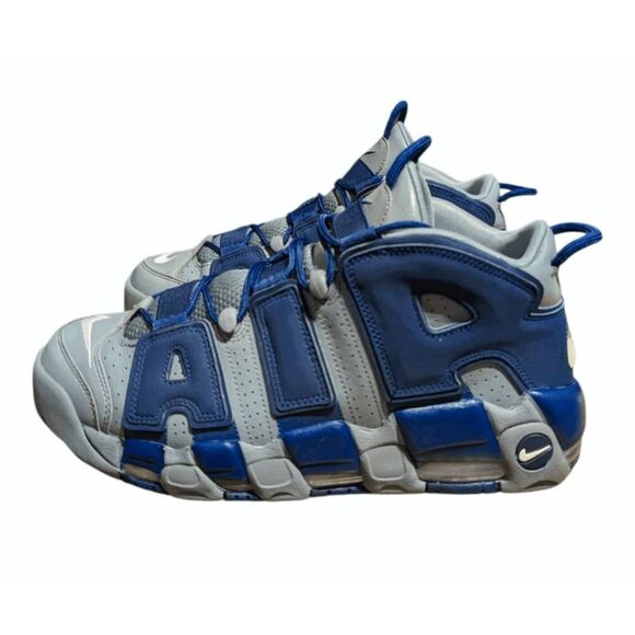 NIKE Air More Uptempo \'Cool Grey Midnight Navy\' Sneakers Size 12 main image 5